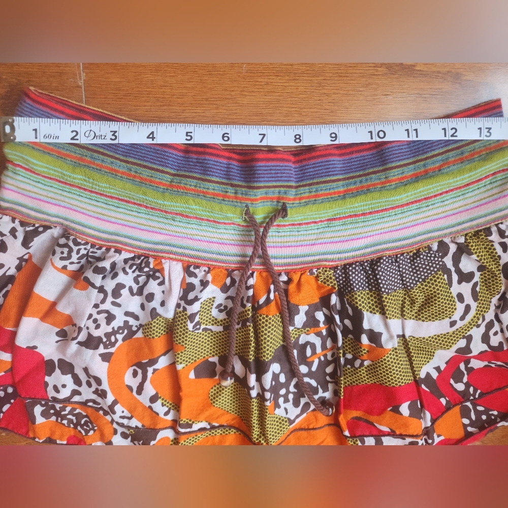 Colorful Patterned Skirt - Picture 2 of 4